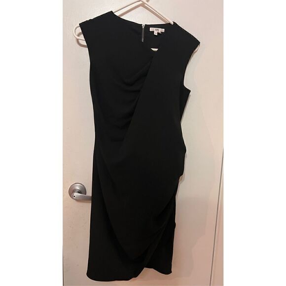 HELMUT LANG LITTLE BLACK DRESS BACK ZIP SIZE S - Picture 3 of 11